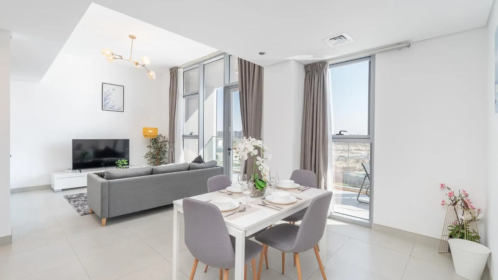 Cozy 1Br In The Pulse Residence Dubai South Apartmán